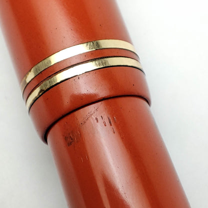 PARKER DUOFOLD LUCKY CURVE SENIOR RED PERMANITE FOUNTAIN PEN (1928)