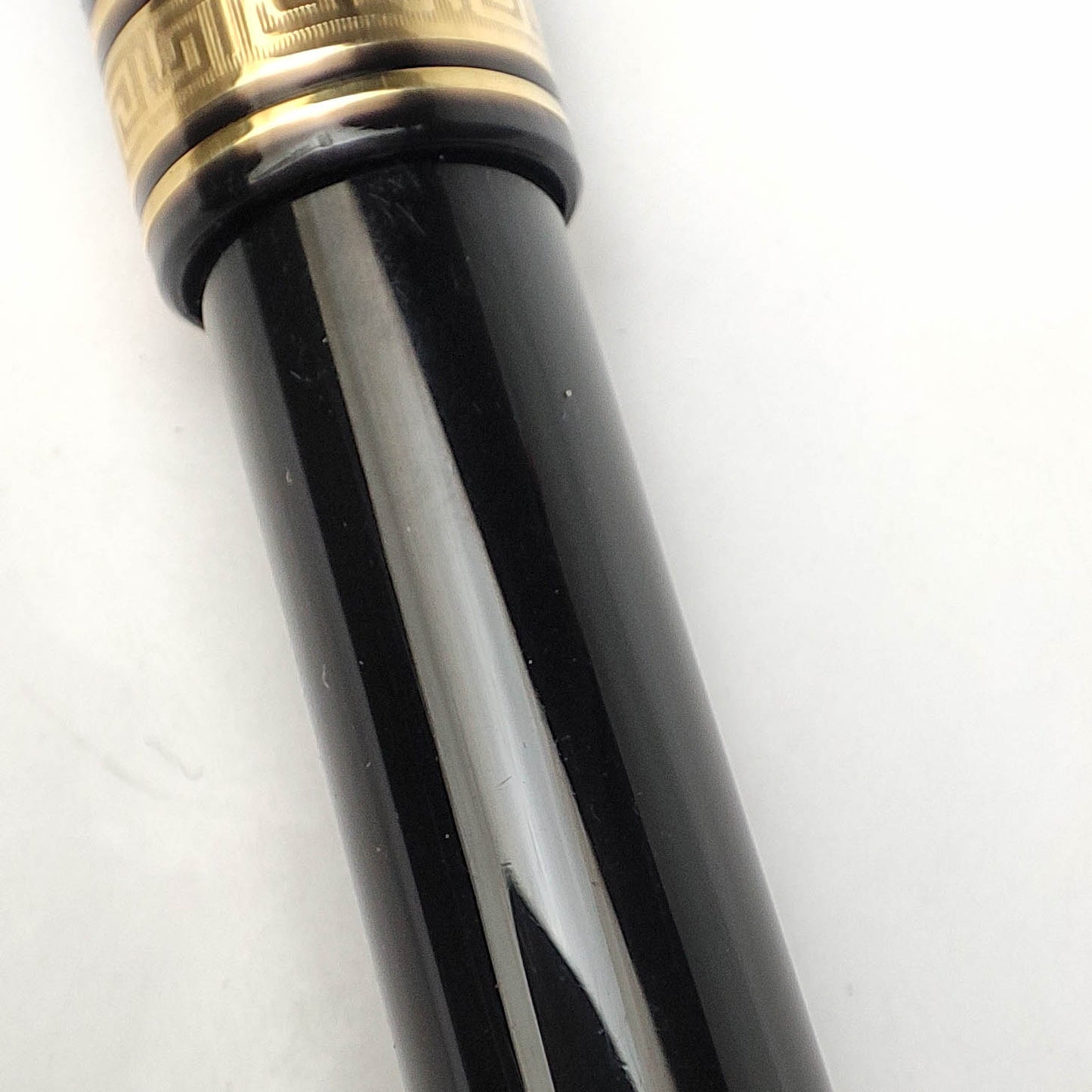 OMAS EXTRA OGIVA 556 BLACK FOUNTAIN PEN (1980s)