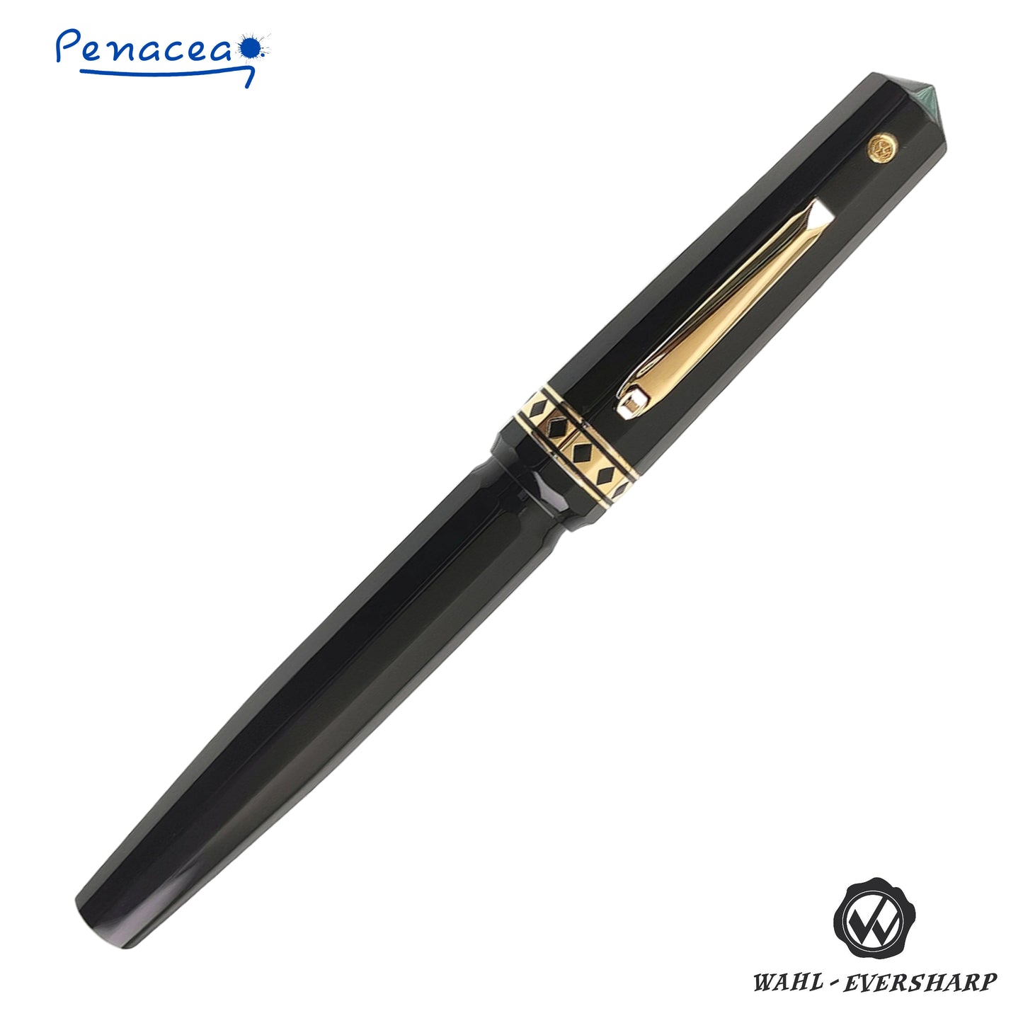 WAHL EVERSHARP MODERN DORIC JET BLACK FOUNTAIN PEN